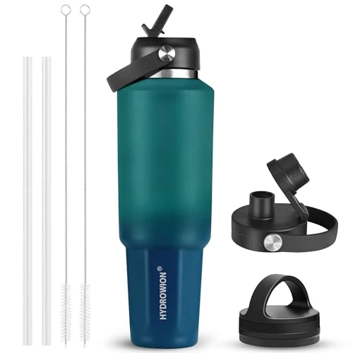Detailed 40 oz Insulated Water Bottle Sustainable