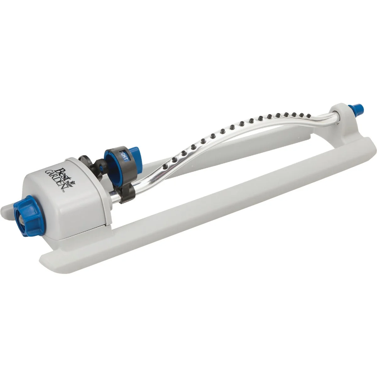 Quality Garden Poly 3000 Sq. Ft. Blue Gray Oscillating Sprinkler First-Class