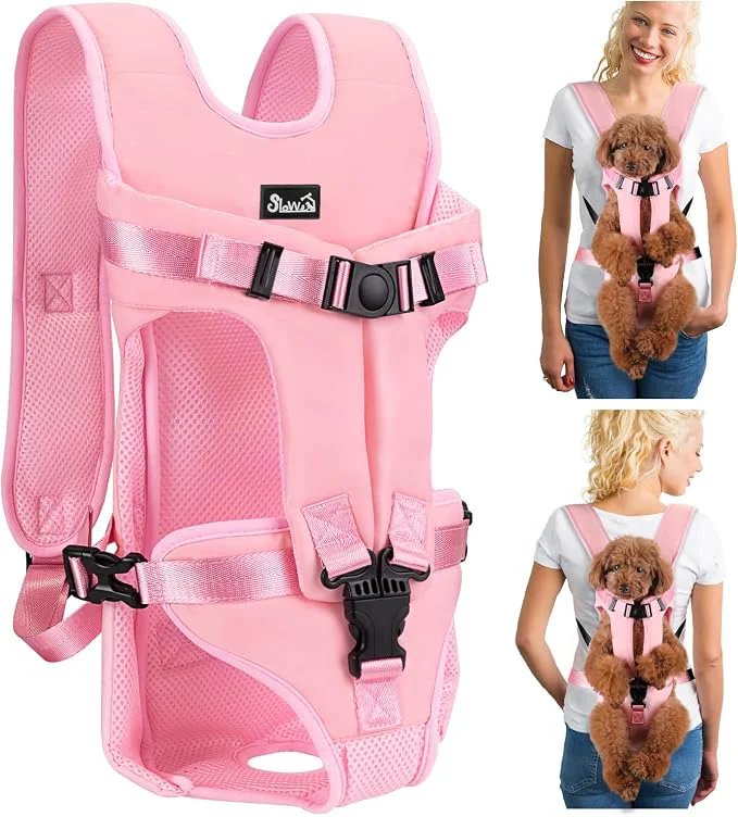 Breathable Lukovee Dog Backpack Carrier Legs Out Easy-fit Dog Front Carrier Dependable