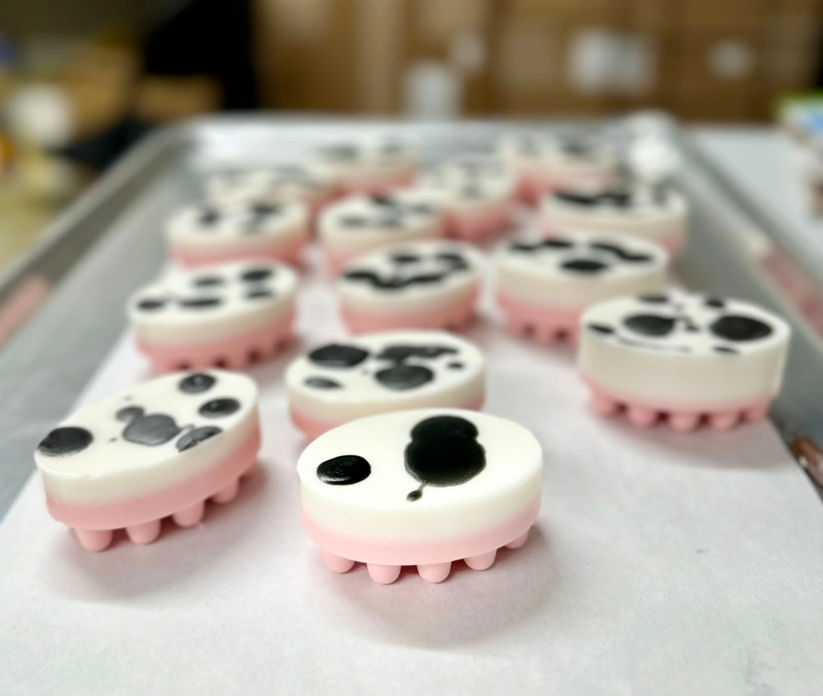 Elegant Sudsy Cow Massage Bar of Soap High-Quality