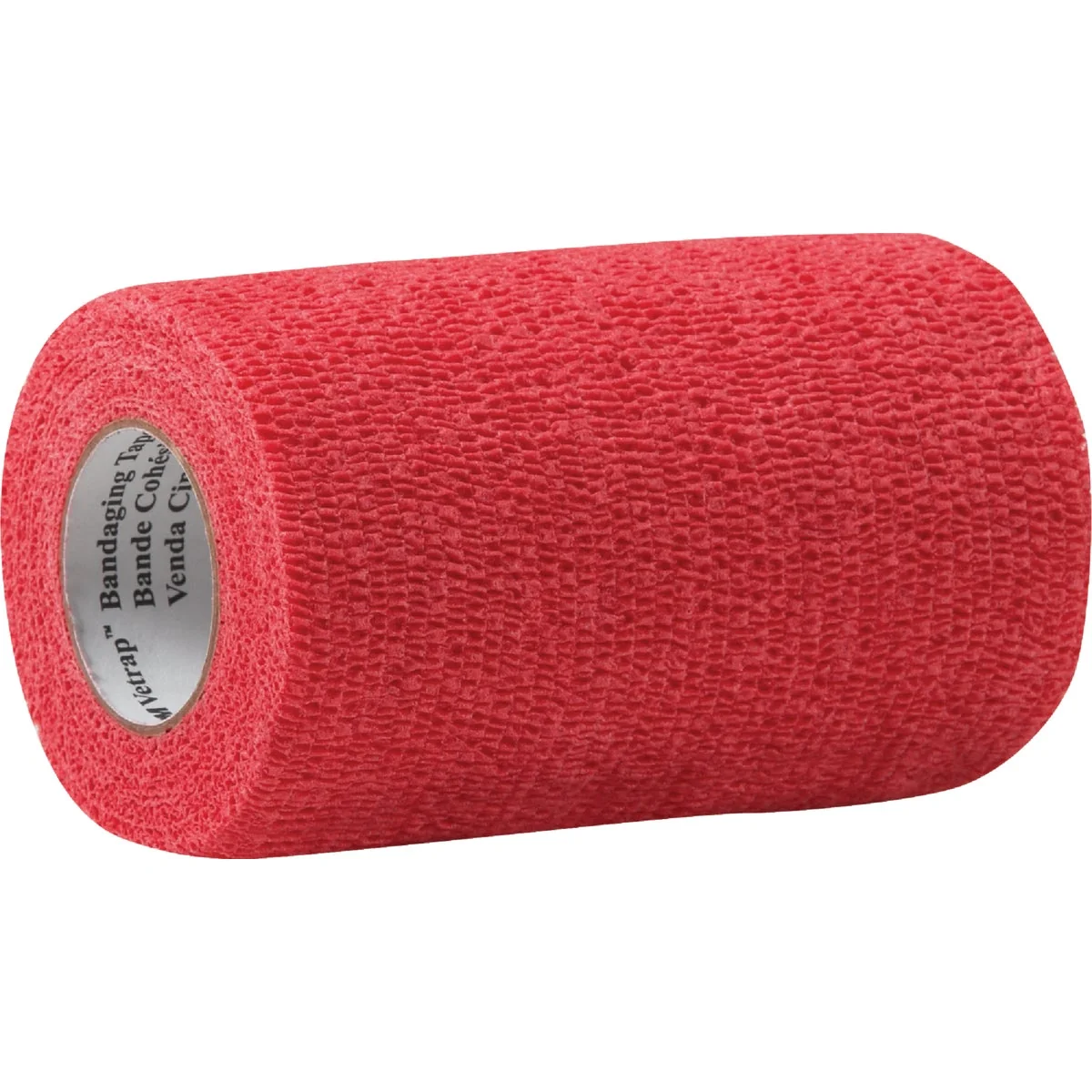 Environmentally Friendly 3M Vetrap 4 In. x 5 Yd. Red Bandaging Wrap Premium