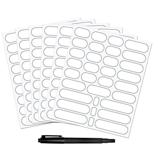 Convenient 192pcs Labels for Jars Removable Waterproof Write Smart