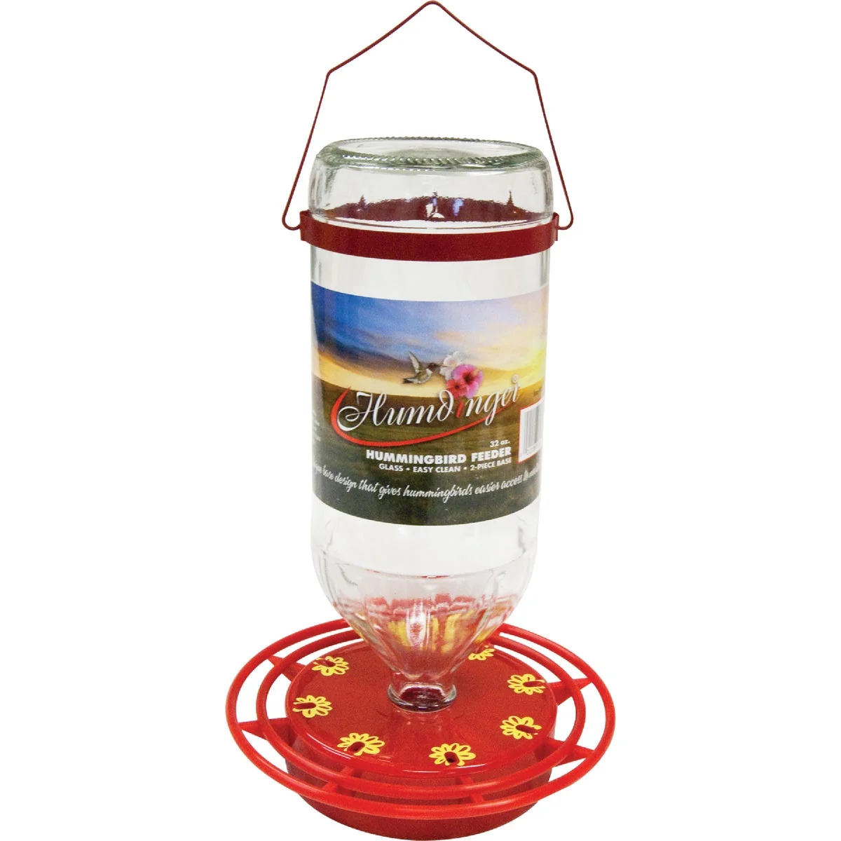 Exceptional Humdinger 32 Oz. Glass Hummingbird Feeder Professional