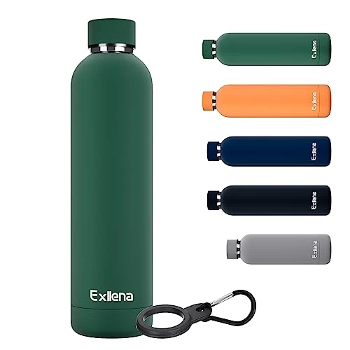 Clean Slim Insulated Water Bottles for Travel 32oz with Clip Top-Quality