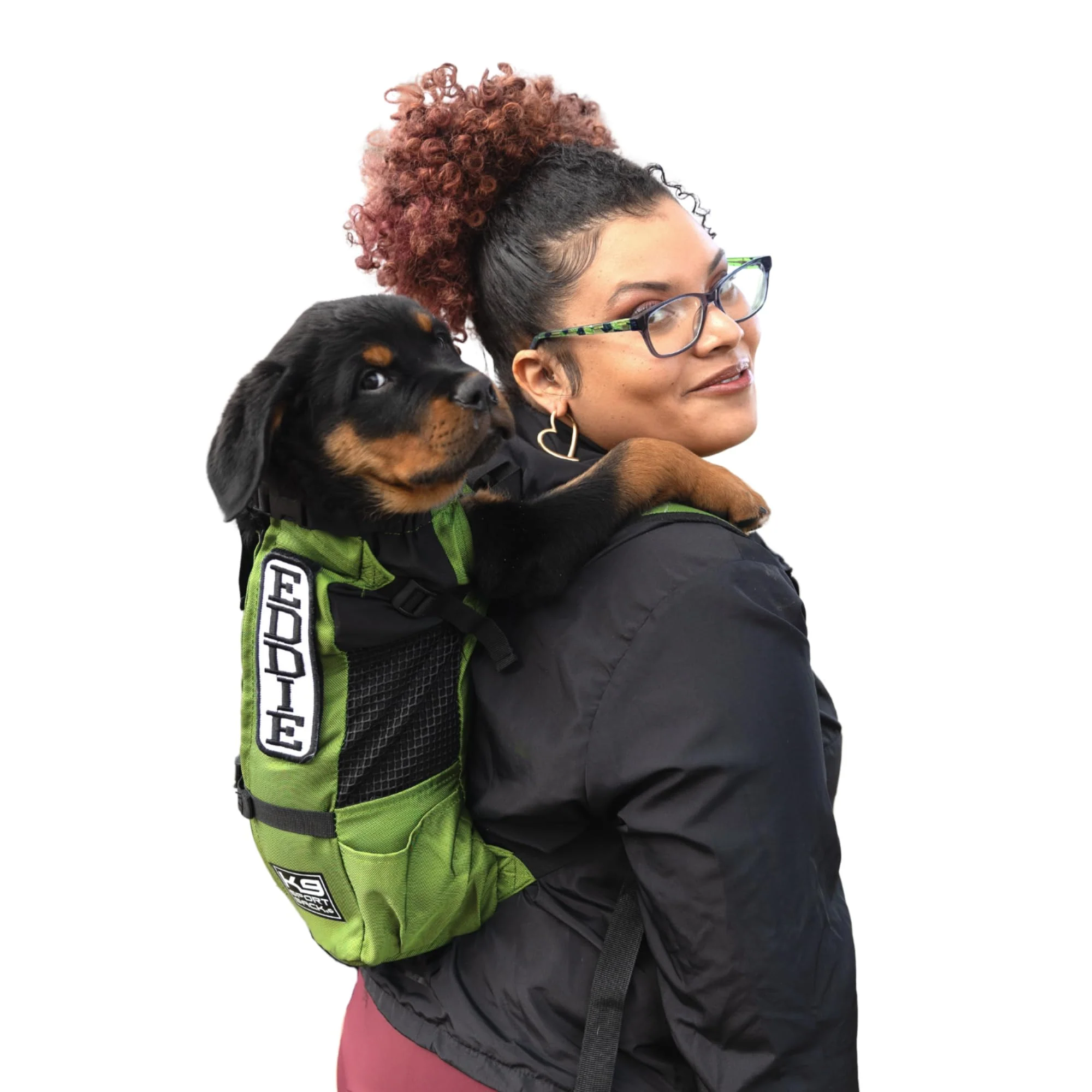Elegant K9 Sport Sack Trainer X-Small Greenery – Backpack Training Carrier 9–12 Back Breathable
