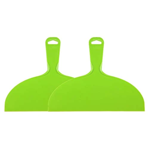 Putty Scraper 10 Plastic Flexible Putty Knives Disposable Spreader for Taping Drywall Wall Painting Green 2pcs 2 Count High-Quality
