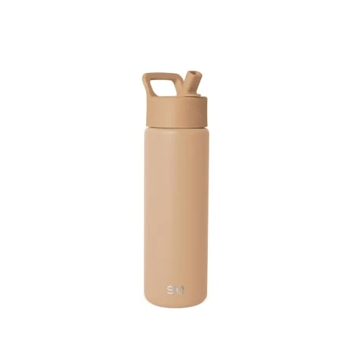 Responsible Insulated Water Bottle with Straw Solid