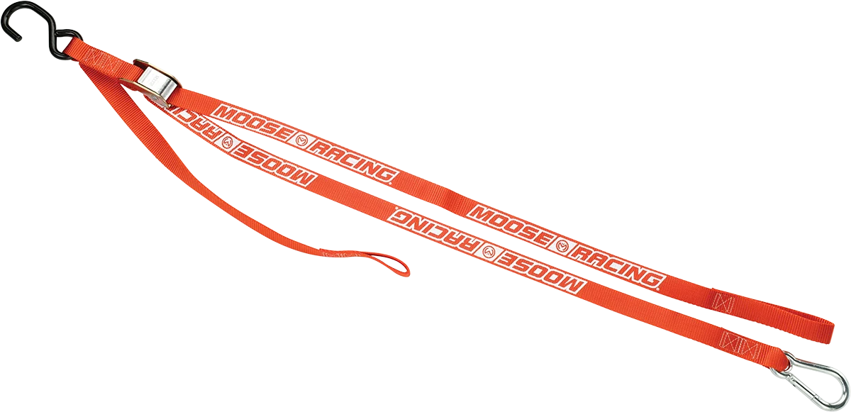 Pure MOOSE RACING Carabiner Tie-Down – Orange 3920-0357 Classic