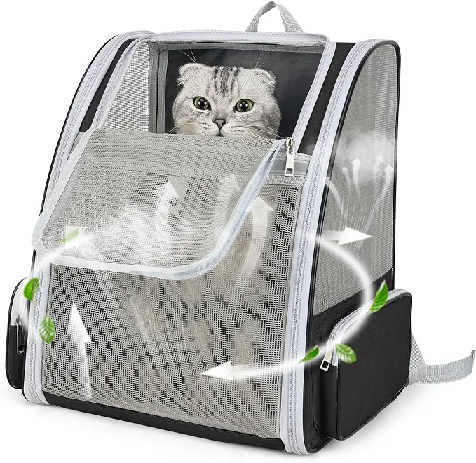 Original Design Cat Backpack Carrier Large Pet Backpack Certified