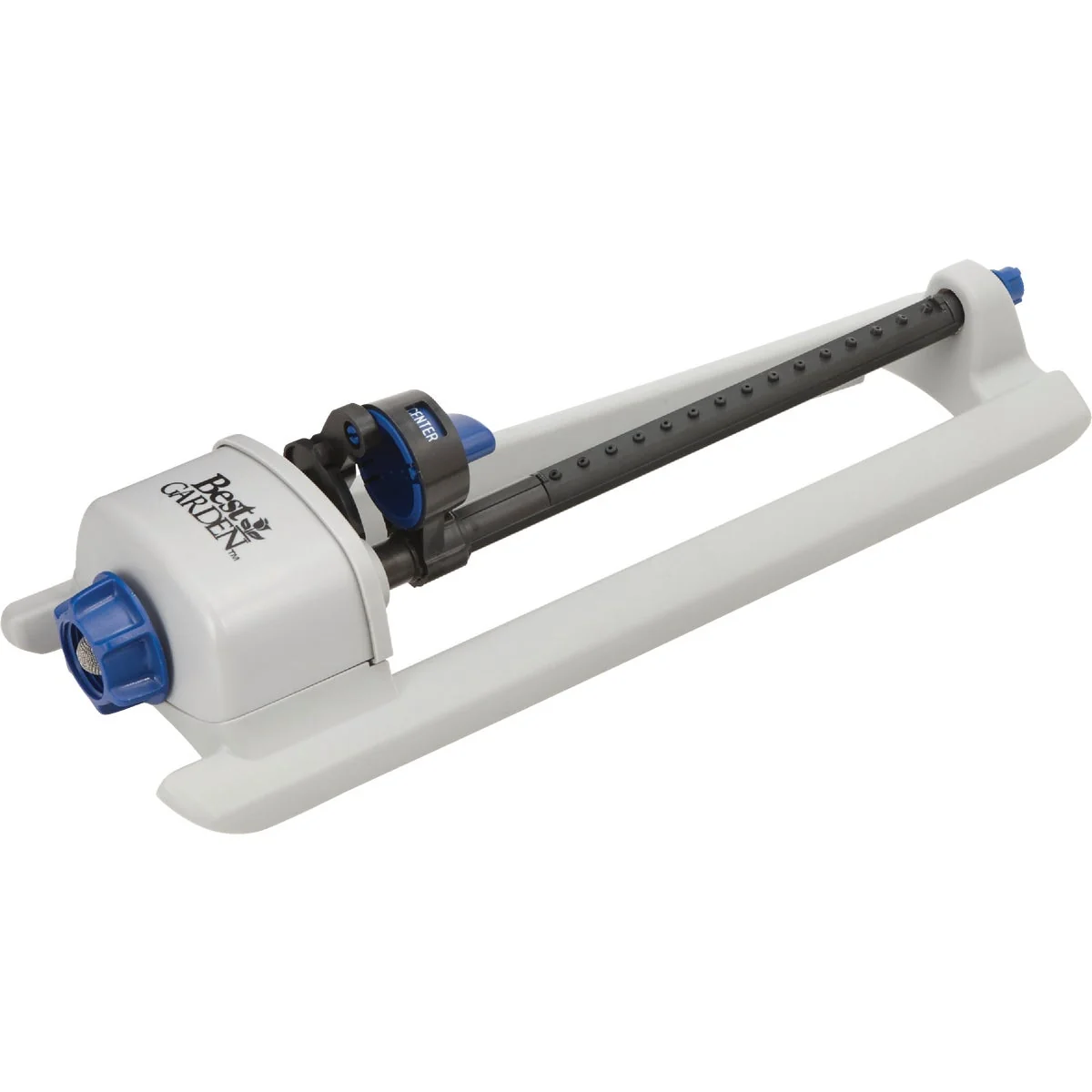 Green Garden Poly 2800 Sq. Ft. Blue Gray Oscillating Sprinkler Enhanced