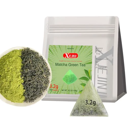 Crafted Matcha Green Tea Bags 40 Count Quality