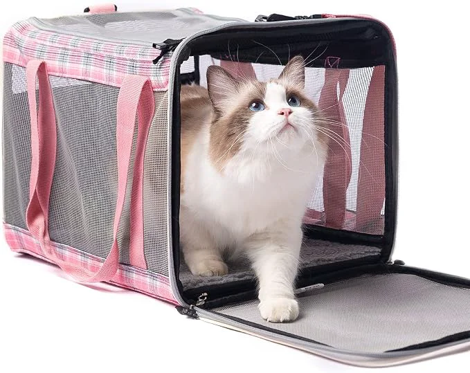 Lightweight EXPAWLORER Large Cat Carrier Dog Carriers Soft First-Class