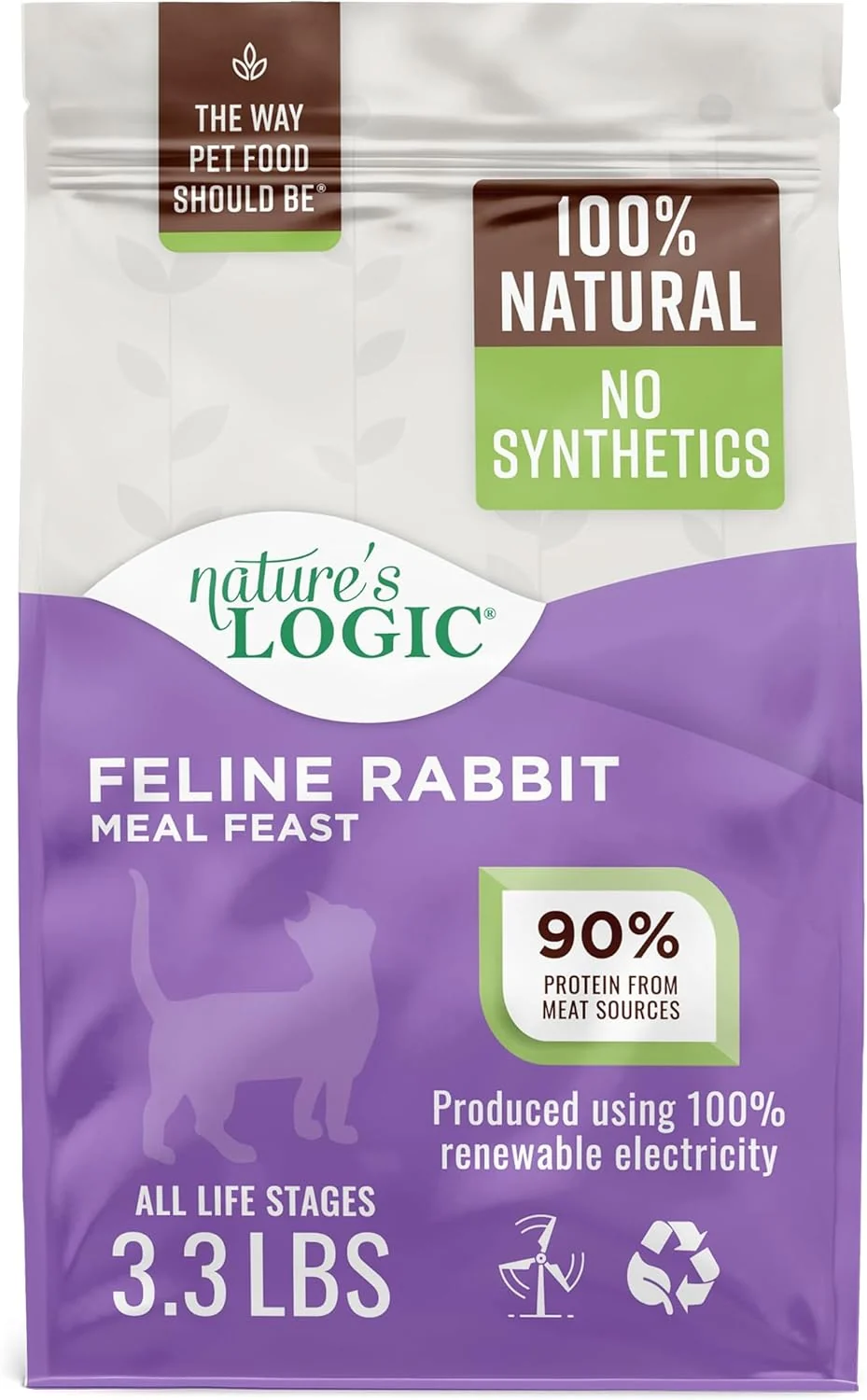 Reusable Nature’s Logic Feline Chicken Meal Feast Cat Food Refined
