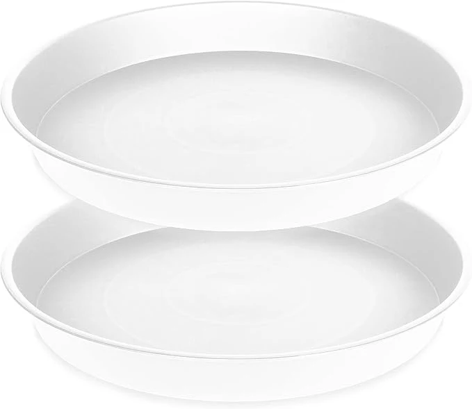 Flexible 2 Pack of 20 21 inch Plant Saucer Round Deep Plant Saucers Soft