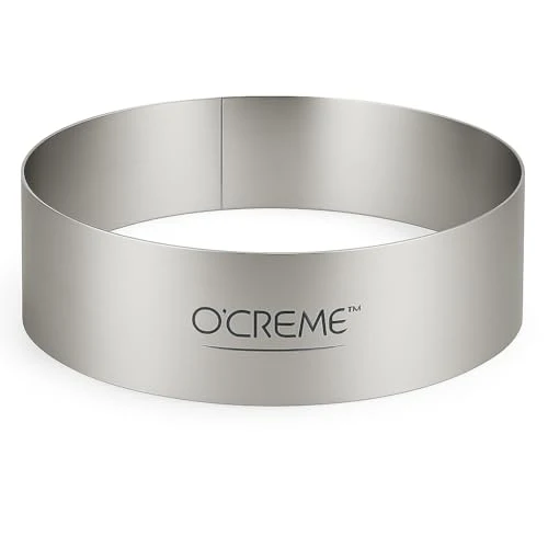Exceptional Stainless Steel Cake Ring Mold for Baking Mousse Versatile