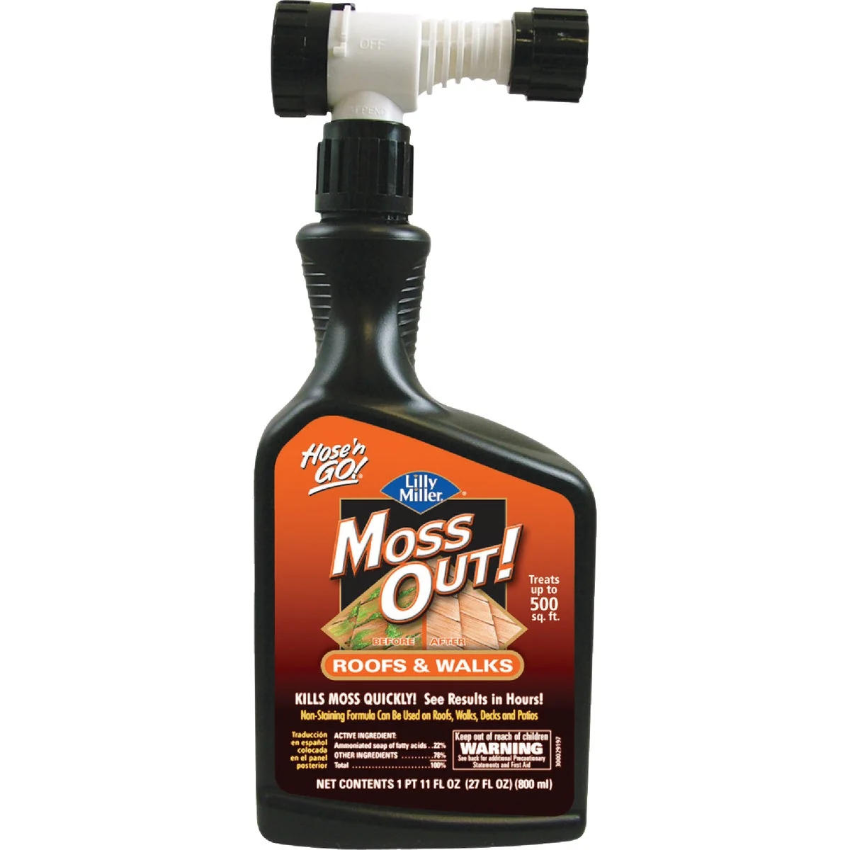 Genuine Lilly Miller MOSS OUT 27 Oz. Ready To Spray Moss Algae Killer Unique