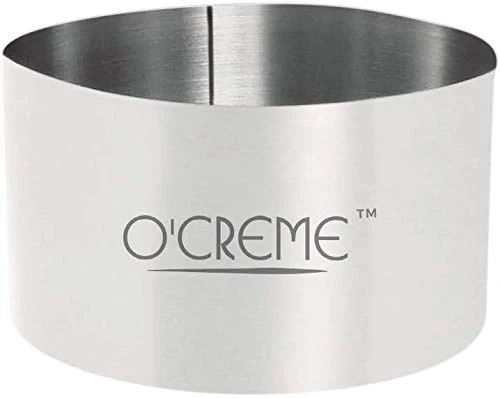 Crafted Cake Ring Sturdy Stainless Steel Round Mousse Cake Ring Mold for Baking Optimized