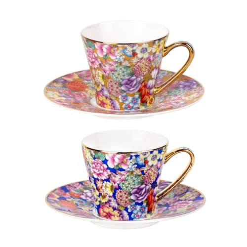 Trendy Tea Cup and Saucer 2 Count Breathable