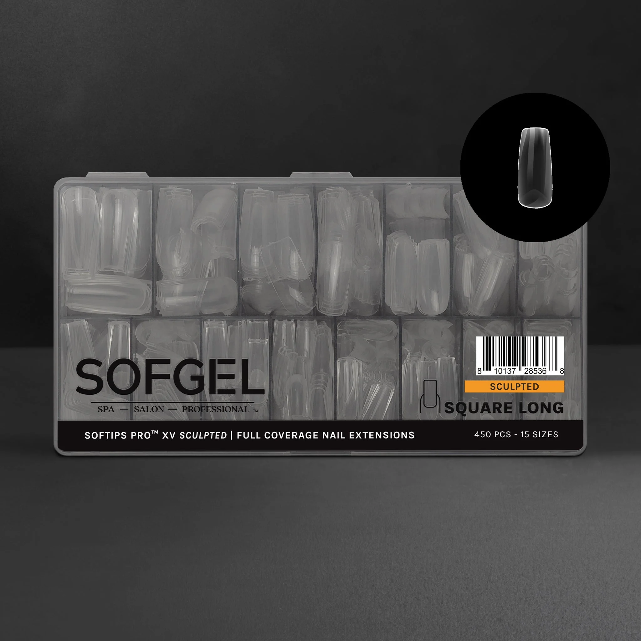 World-Class SOFTIPS PRO™ XV SCULPTED – SQUARE LONG Consistent