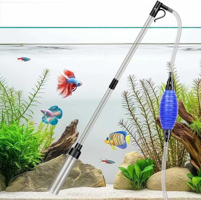 Casual fishkeeper Quick Aquarium Siphon Pump Gravel Cleaner Professional