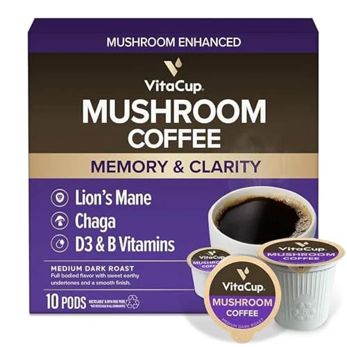 Practical Mushroom Coffee Pods 10 Count Elegant