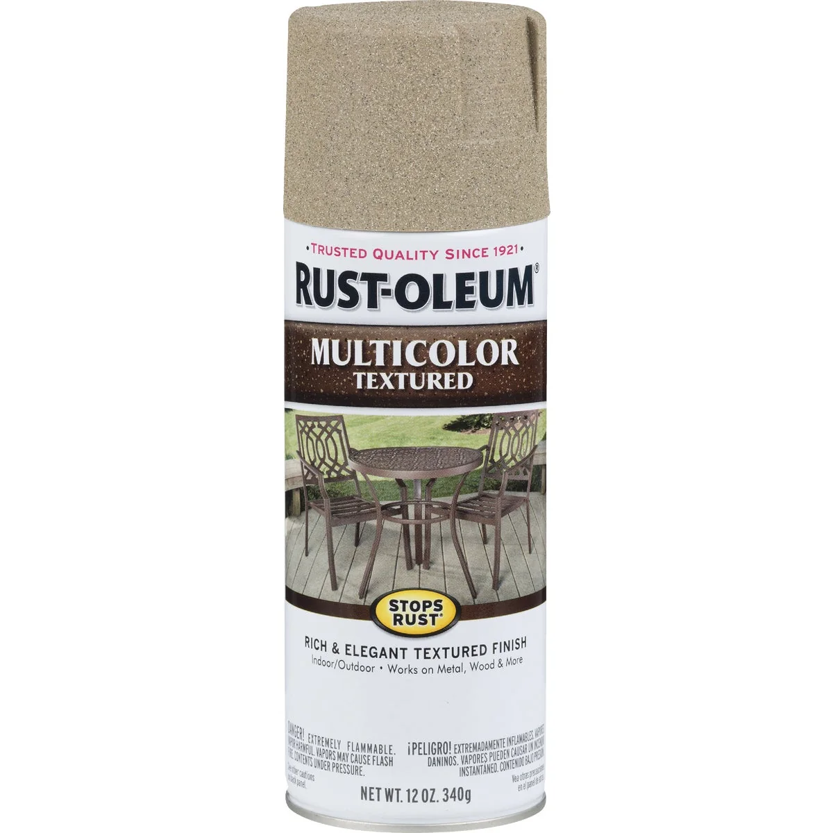 High-Performance Rust-Oleum Stops Rust MultiColor 12 Oz. Textured Spray Paint Desert Bisque Long-Lasting