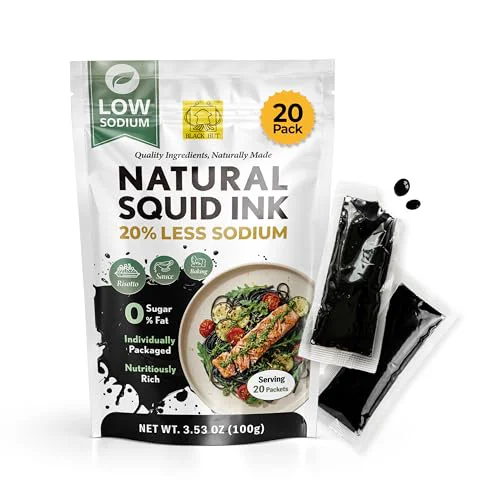 Quality Low Sodium Squid Ink for Cooking 3.53 Fl Oz Environmentally Friendly