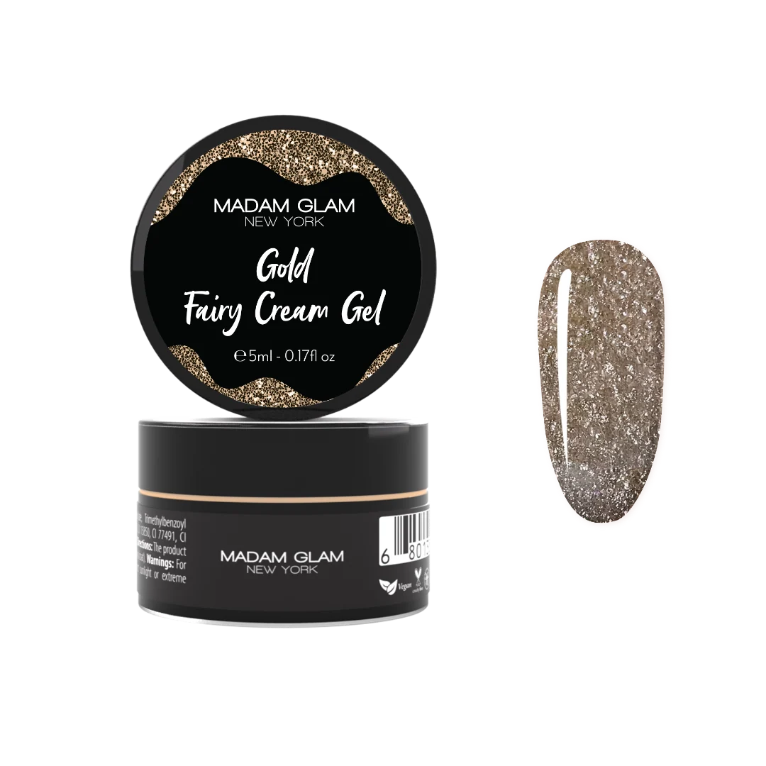 Premium Material Gold Fairy Cream Gel Original Design
