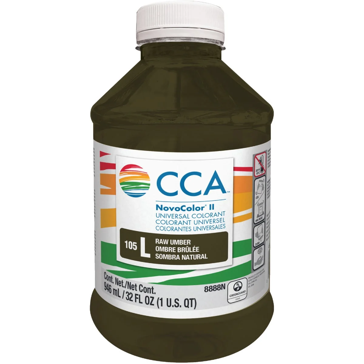Crafted Valspar NovoColor II Paint Colorant Raw Umber 1 Qt. High-End