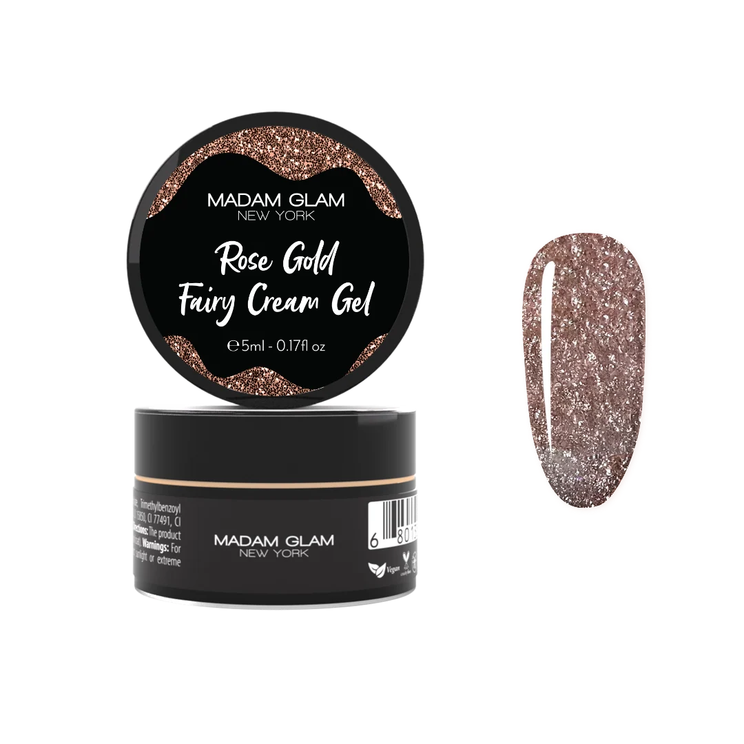 Enhanced Rose Gold Fairy Cream Gel Flexible