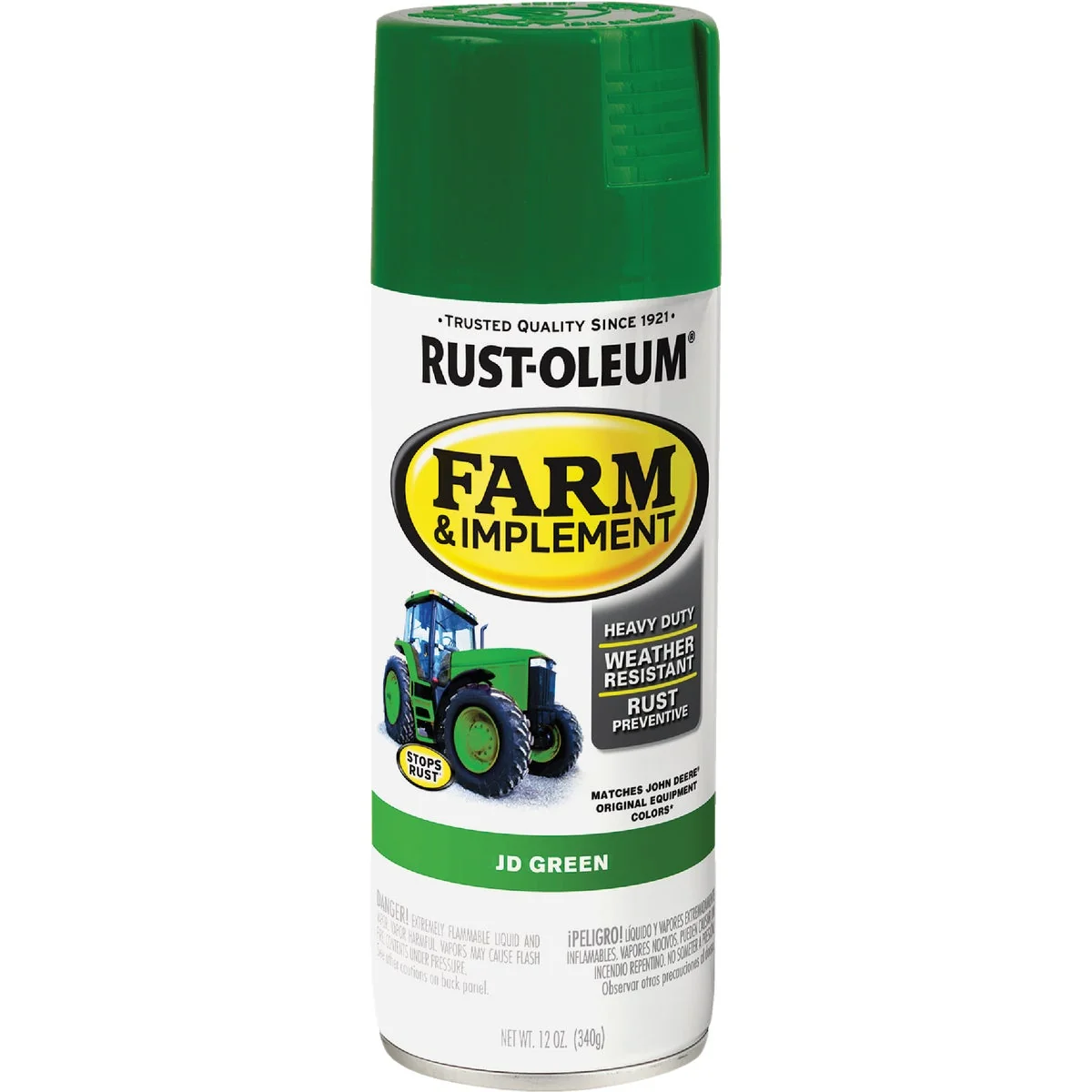 Original Design Rust-Oleum 12 Oz. JD Green Farm Implement Spray Paint Natural