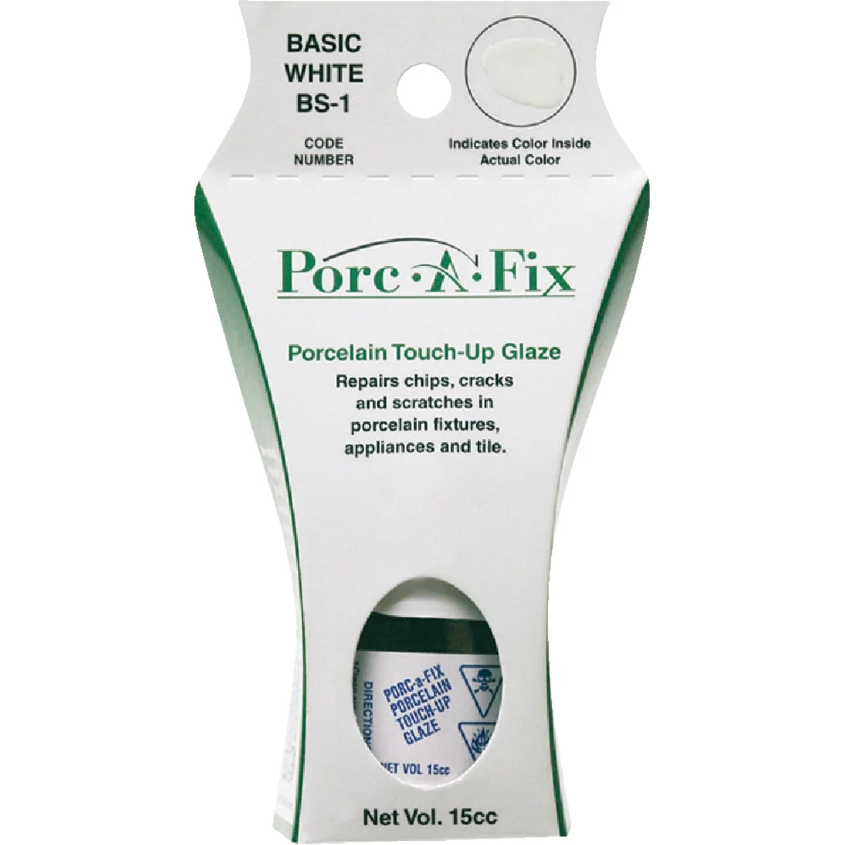 Fine Fixture-Fix Porc-A-Fix Basic White Porcelain Touch-up Paint 15cc Easy-to-Use