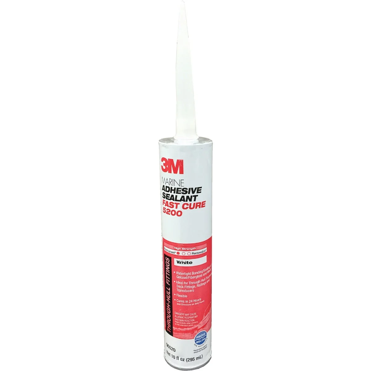 Contemporary 3M 10 Oz. White 24-Hour Fast Cure Marine Adhesive Sealant 5200 Relaxed