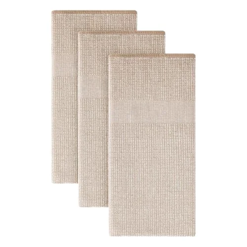 380 GSM Cotton Premium Kitchen Towels 3 Pack 3 Count Fast