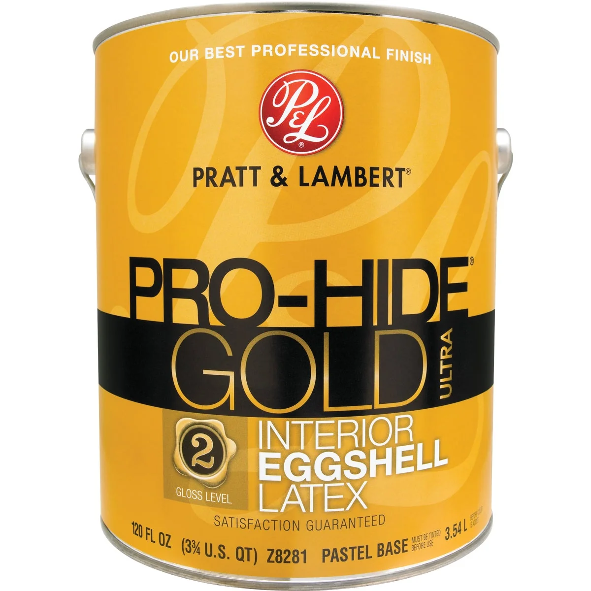 Flexible Pratt Lambert Pro-Hide Gold Ultra Latex Eggshell Interior Wall Paint Pastel Base 1 Gal. Quality