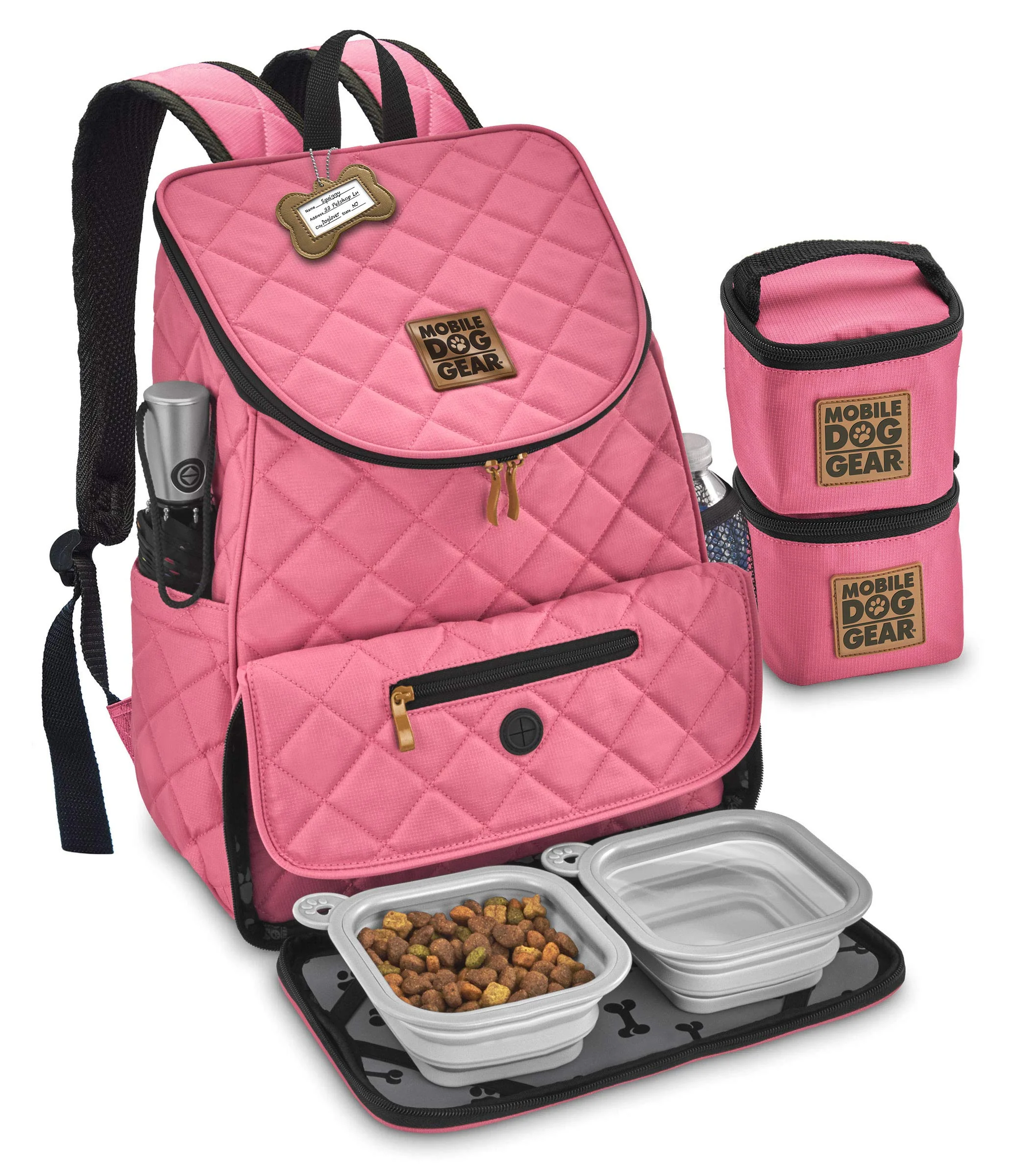 Trendy Mobile Dog Gear Weekender Backpack Pink – Unisex Travel Dog Luggage Overland Dog Gear World-Class