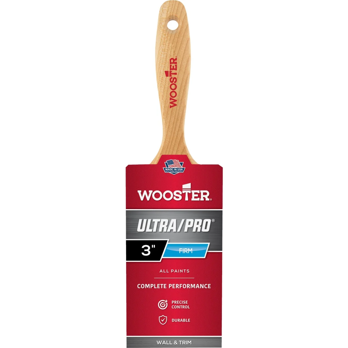 Clean Wooster Ultra Pro Firm 3 In. Flat Paint Brush Quality