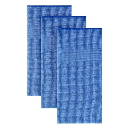 Advanced 380 GSM Cotton Premium Kitchen Towels 3 Pack 3 Count Excellent