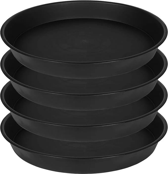 Original Design 4 Pack of 20 21 inch Plant Saucer Round Deep Plant Saucers Practical