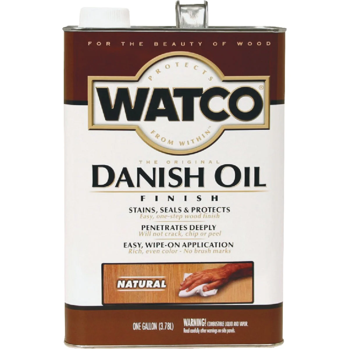 Premium Watco Danish 1 Gal. Low VOC Natural Oil Finish Casual