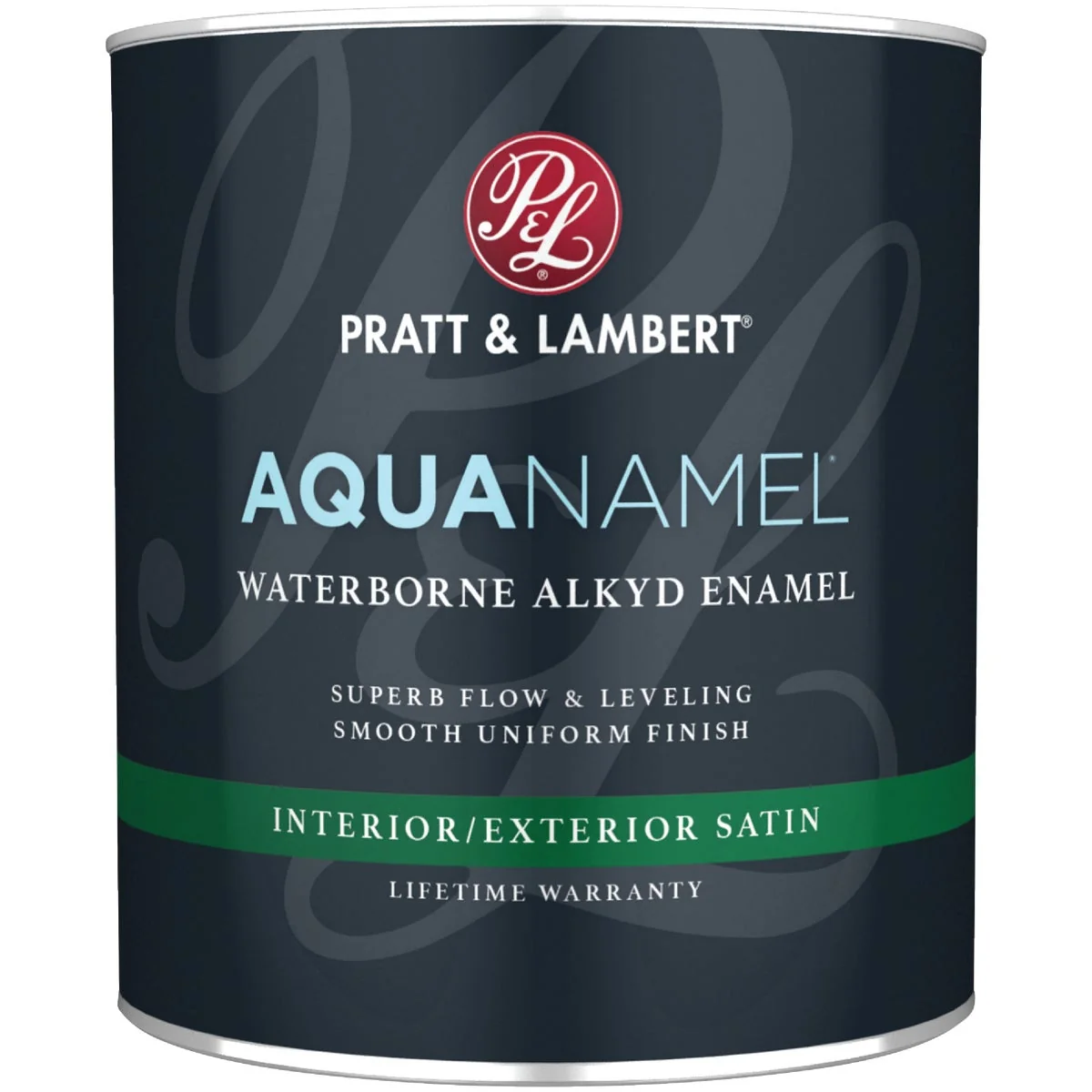 Authentic Pratt Lambert Aquanamel Waterborne Alkyd Satin Interior Exterior Enamel Bright White Base 1 Qt. Innovative