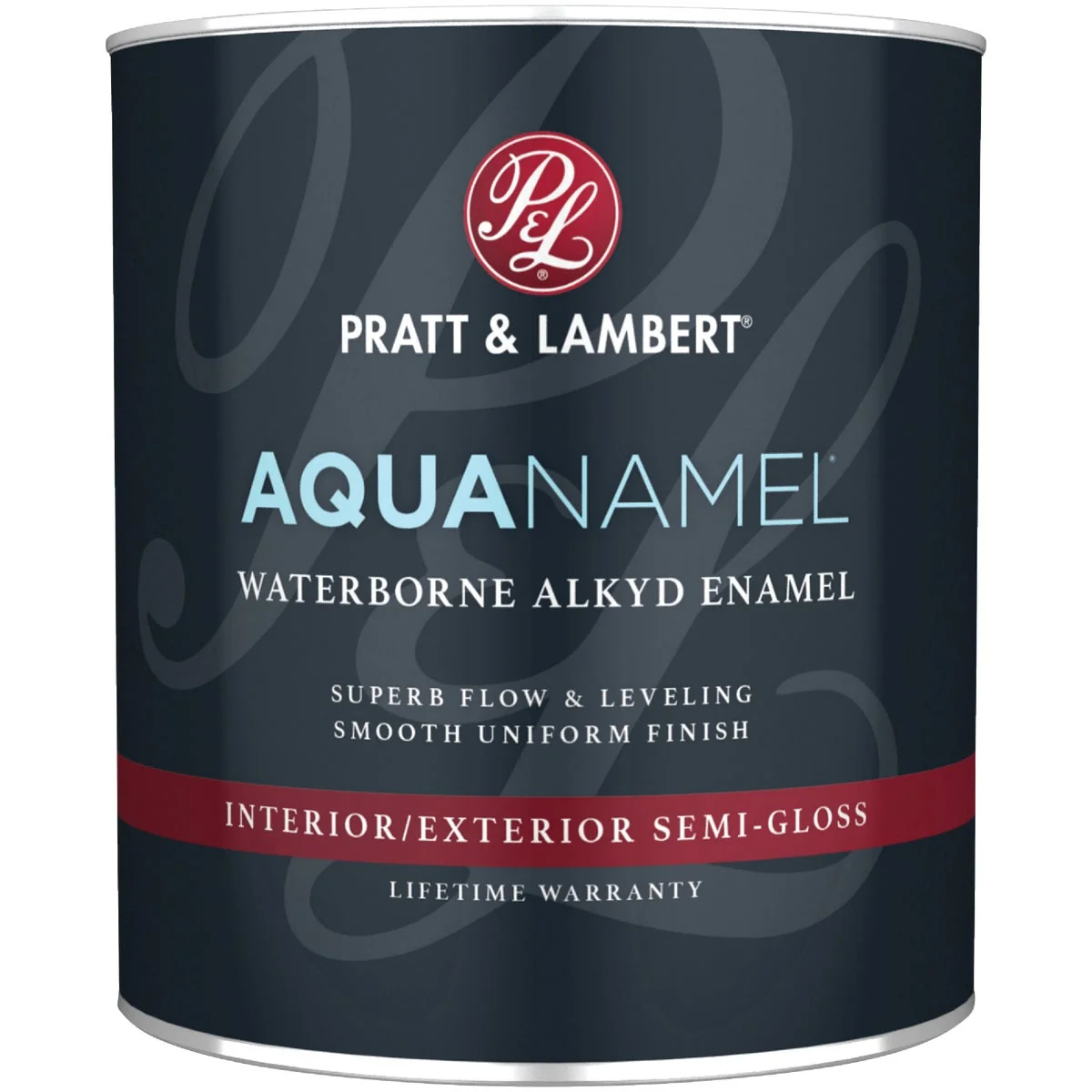 Original Design Pratt Lambert Aquanamel Waterborne Alkyd Semi-Gloss Interior Exterior Enamel Deep Base 1 Qt. Carefully Designed