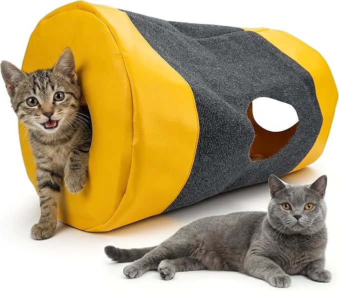 Superior Homrich Multifunctional Collapsible Cat Play Bag Indoor Cat Tunnel Activity Exceptional