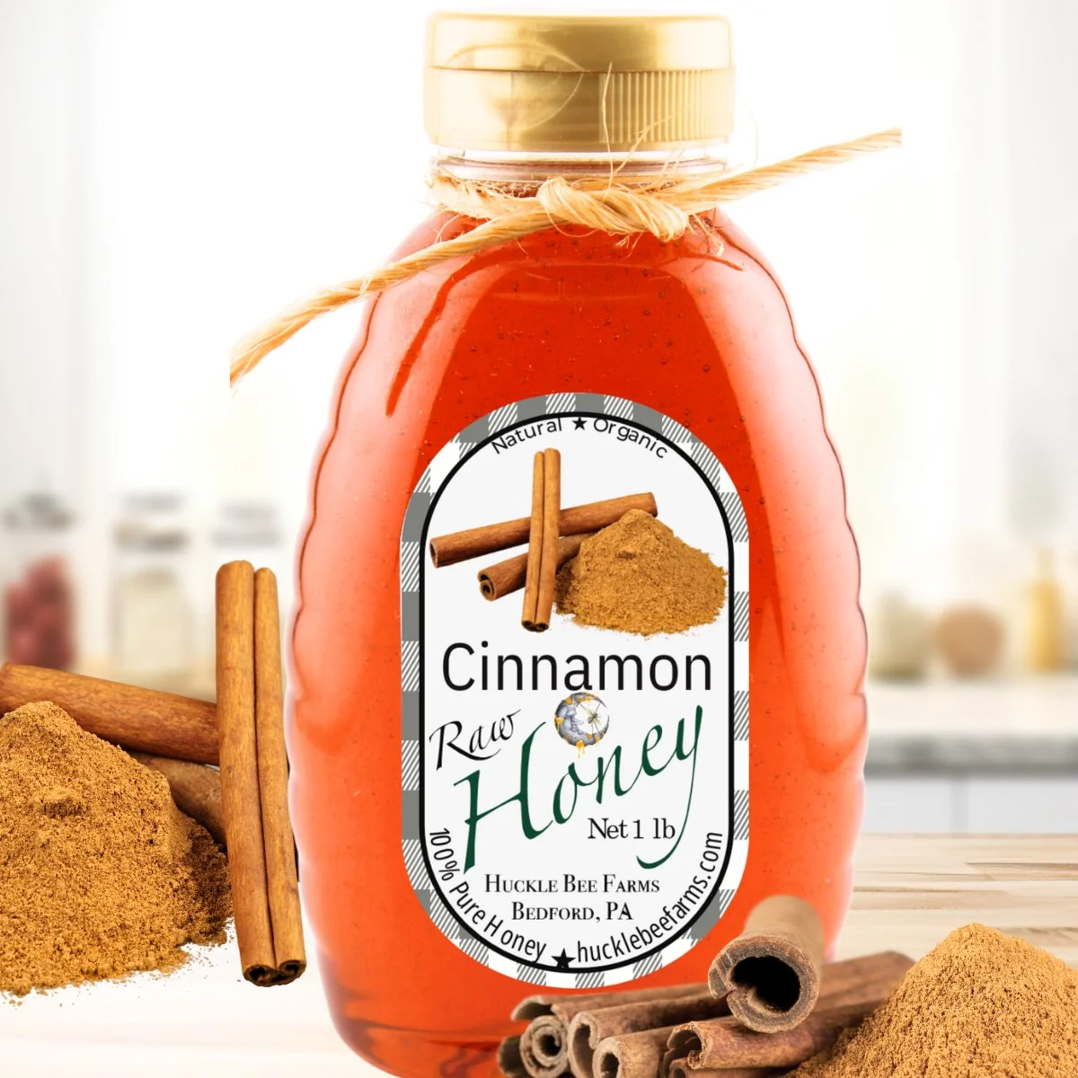 Stylish Cinnamon Honey Enhance Baking Beverages with Cozy Flavor Elegant