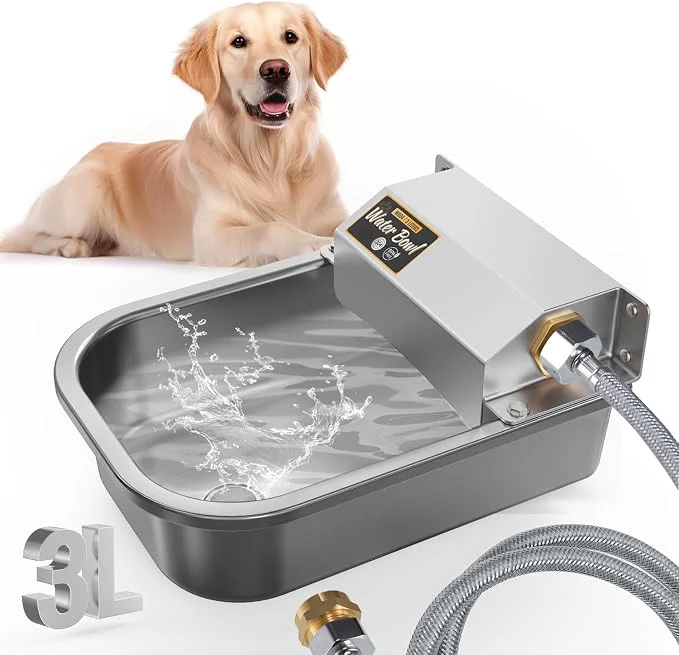 Environmentally Friendly Automatic Water Dispenser for Dogs Patented 3L Outdoor Dog Drinking Water Bowl Breathable