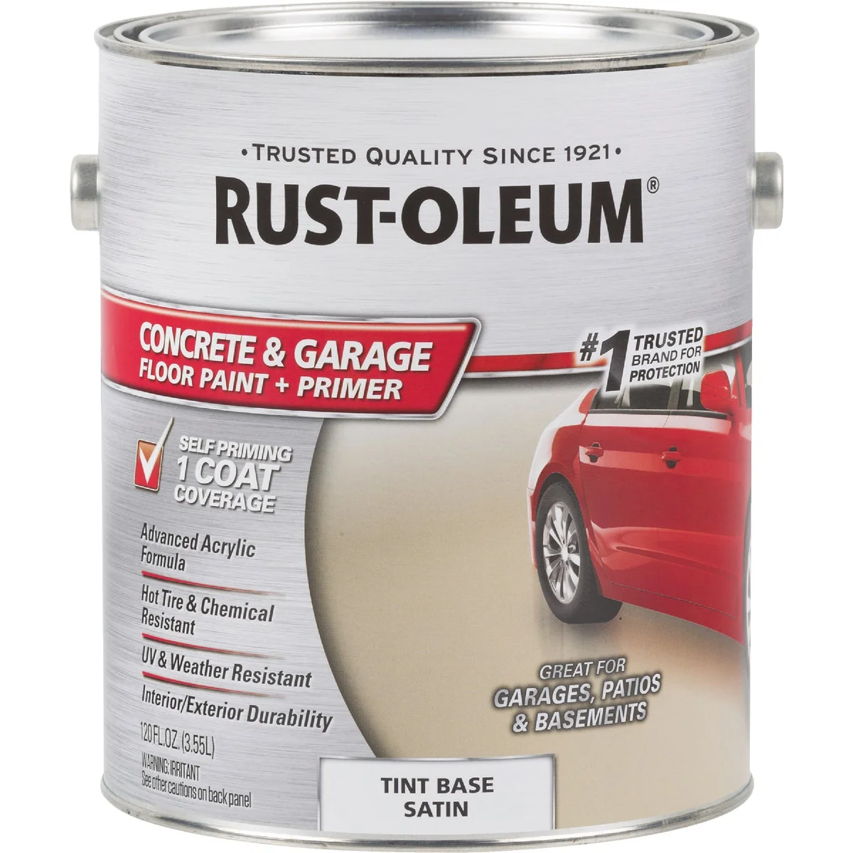 Innovative Rust-Oleum Concrete Garage Floor Paint Primer 1 Gal. Tint Base Professional