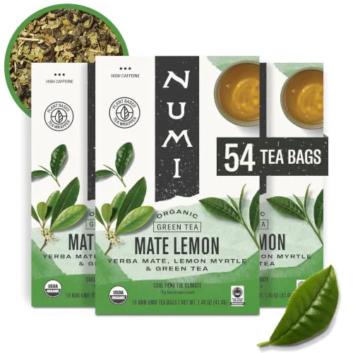 Clean Organic Maté Lemon Tea 54 Count Original Design