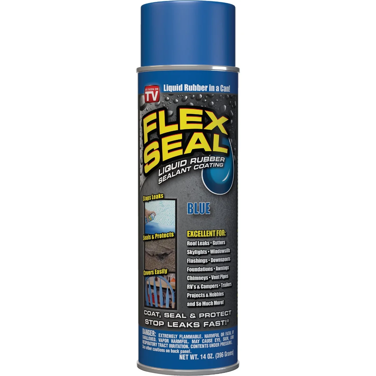 Casual FLEX SEAL 14 Oz. Spray Rubber Sealant Blue Healthy