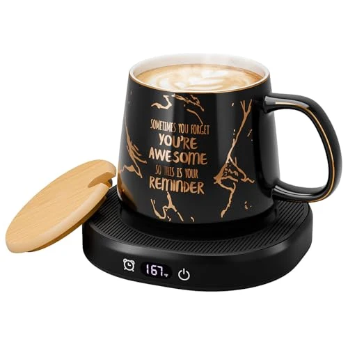 Unique Coffee Mug Warmer with You are Mug Set Electric Cup Warmer for Desk Verified