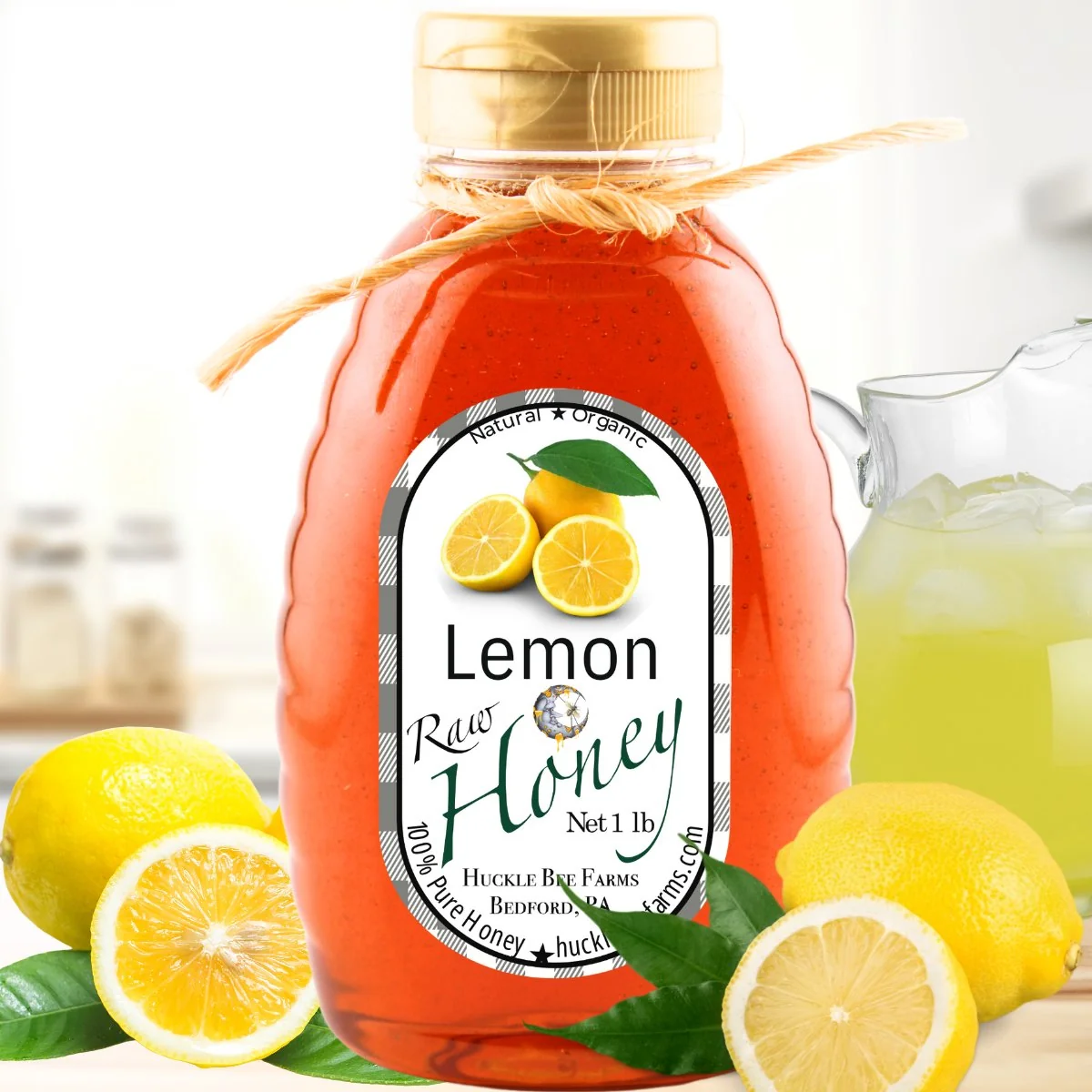 Top-Quality Lemon Infused Honey Sweetness and Citrus for Healthy Living Excellent
